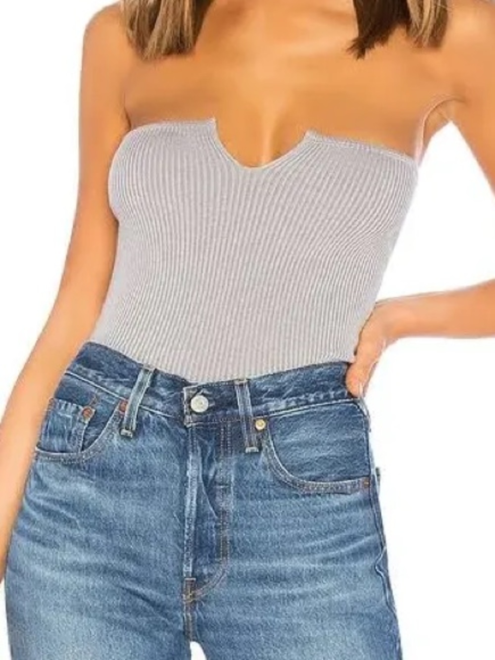 Revolve Superdown Edith Knit Tube Top